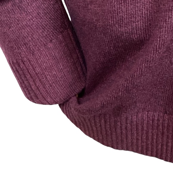 L.L.Bean Lambswool Mens Large Sweater Cranberry - Picture 7 of 13